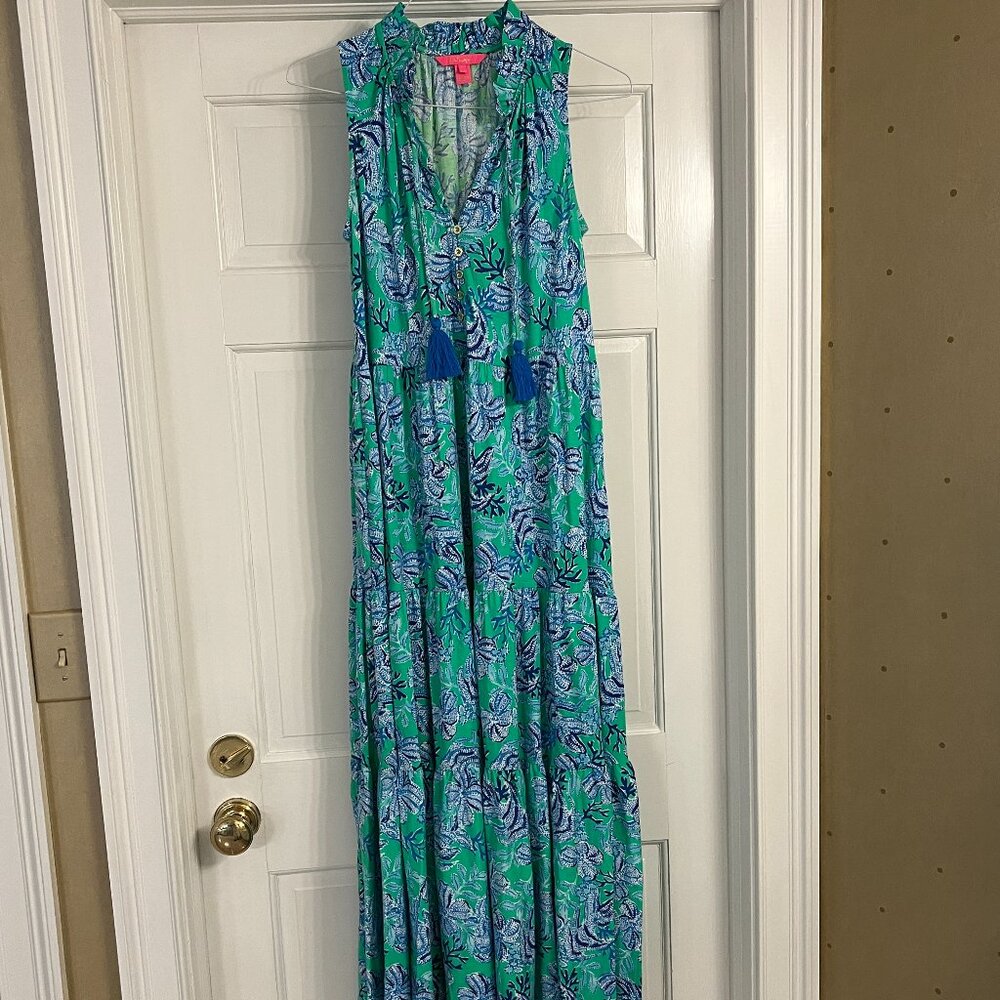 Lilly Pulitzer Malone Maxi dress Size Medium